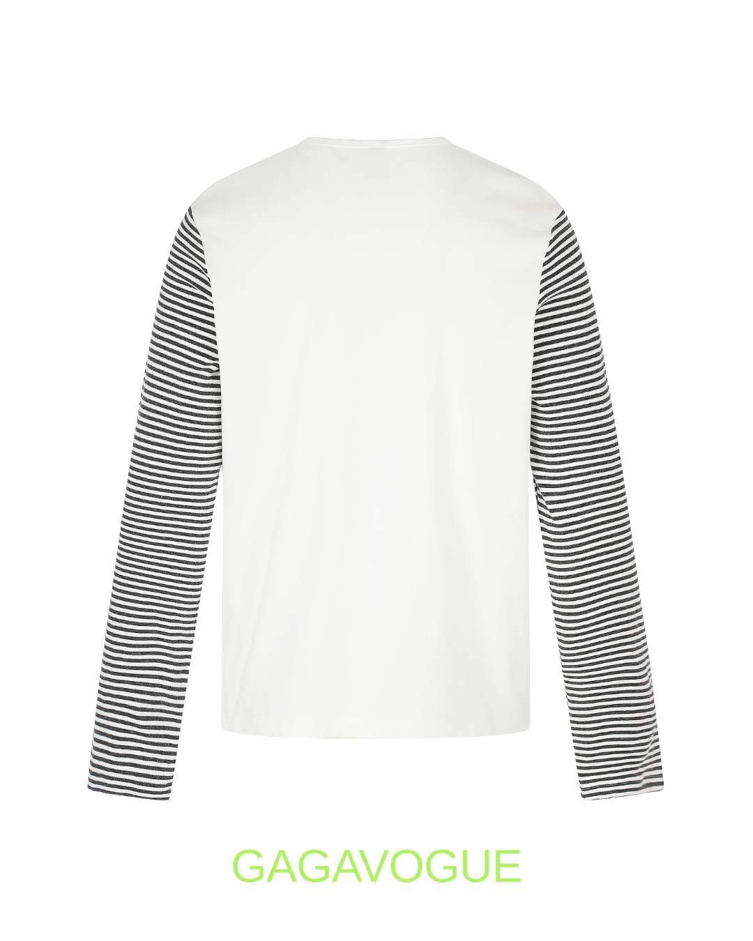GAGAVOGUE DEVOTE TO BLACK ENERGY LAYERED LONG SLEEVE T-SHIRT