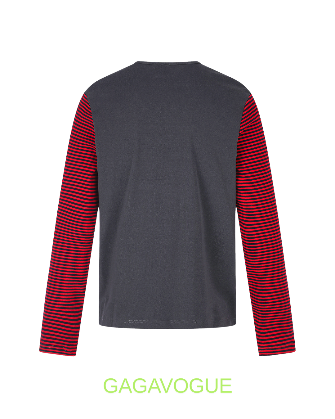 GAGAVOGUE DEVOTE TO BLACK ENERGY LAYERED LONG SLEEVE T-SHIRT