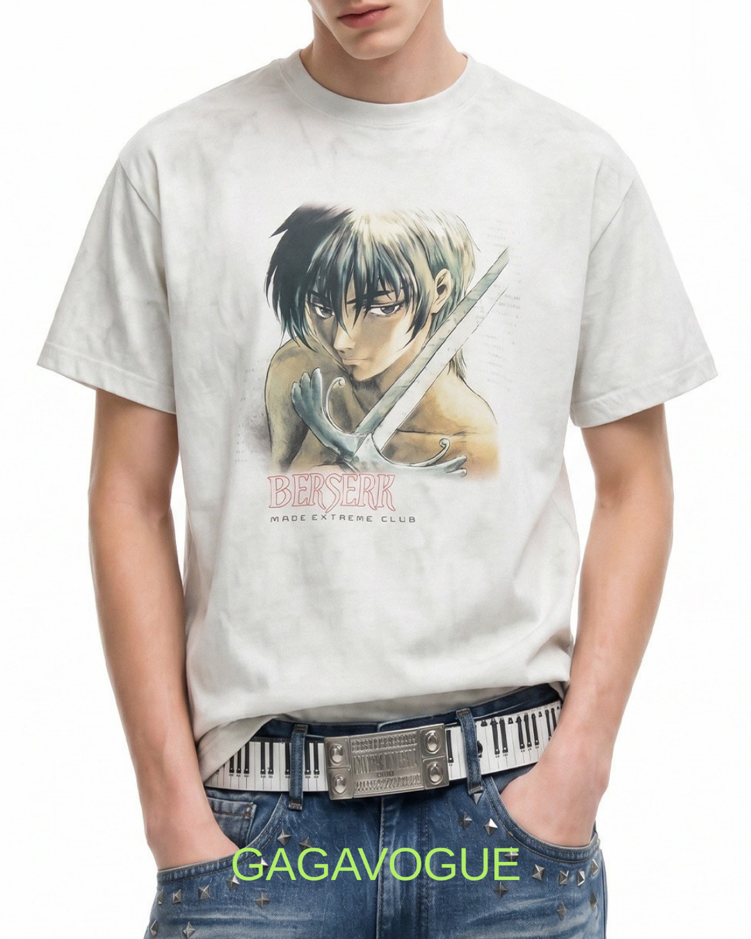 GAGAVOGUE BERSERK ANIME GRAPHIC OVERSIZED T-SHIRT