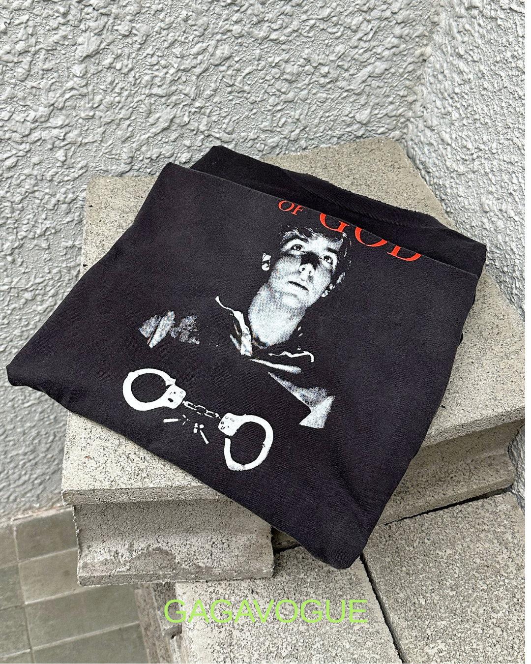 GAGAVOGUE REALITY OF GOD GRAPHIC LONG SLEEVE TEE