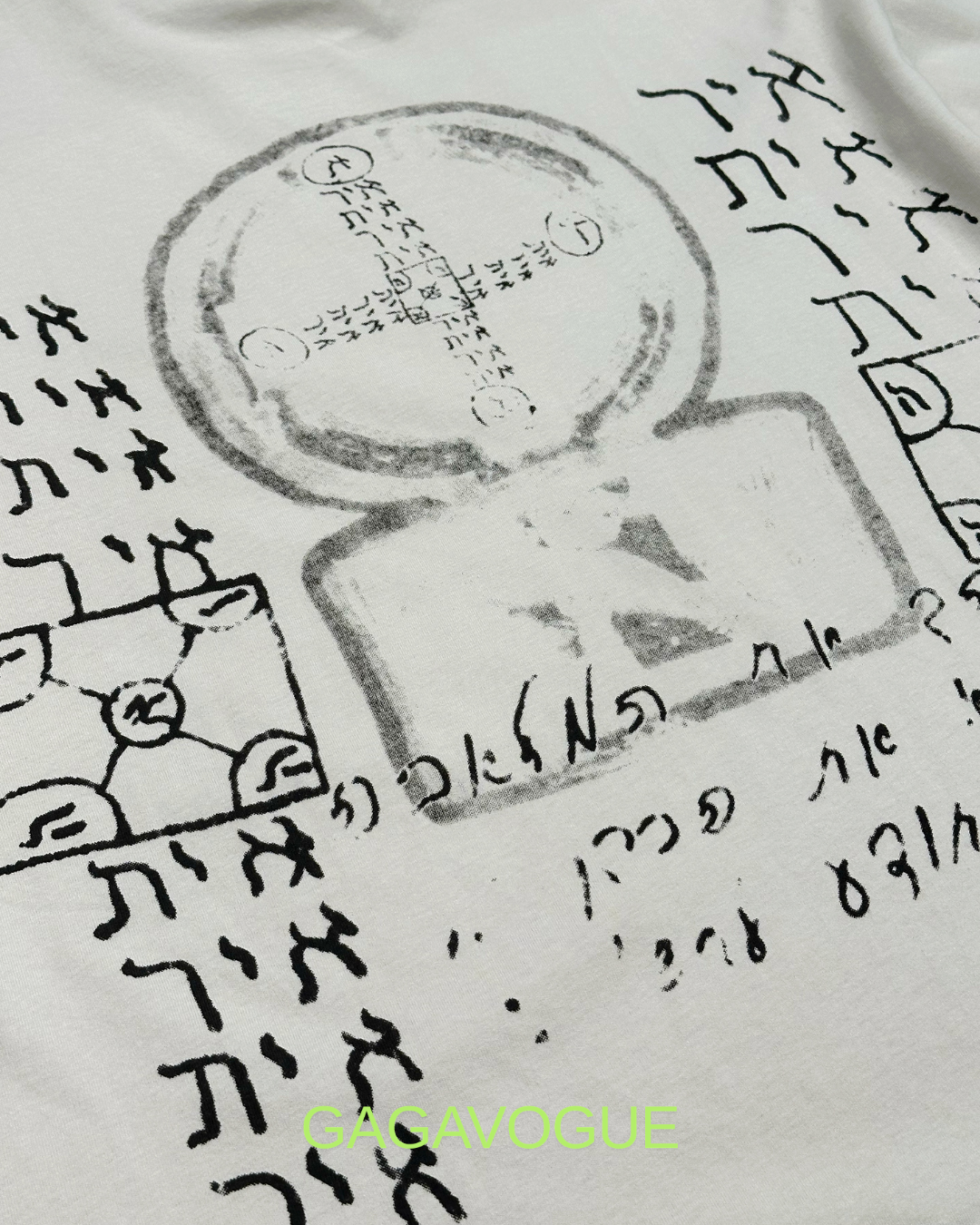 GAGAVOGUE DÉRANGEMENT À X ARCHIVE GRAPHIC SWEATSHIRT