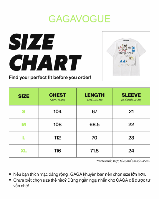 GAGAVOGUE HOMEMADE BLOOD GRAFFITI GRAPHIC OVERSIZED T-SHIRT