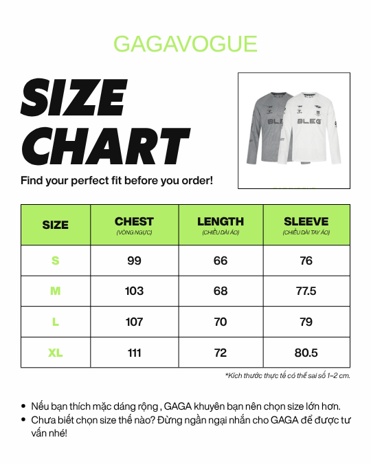 GAGAVOGUE BLEG PERFORMANCE MOCK NECK LONG SLEEVE T-SHIRT