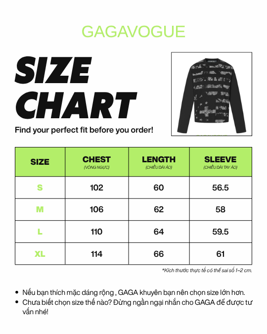 GAGAVOGUE VINTAGE FLAG WASHED GRAPHIC LONG SLEEVE T-SHIRT