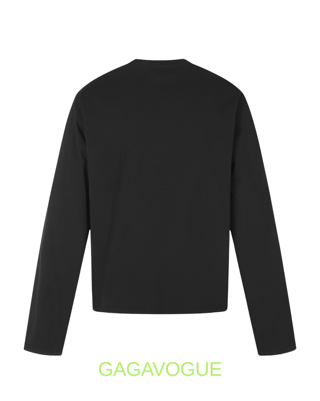 GAGAVOGUE VINTAGE FLAG WASHED GRAPHIC LONG SLEEVE T-SHIRT