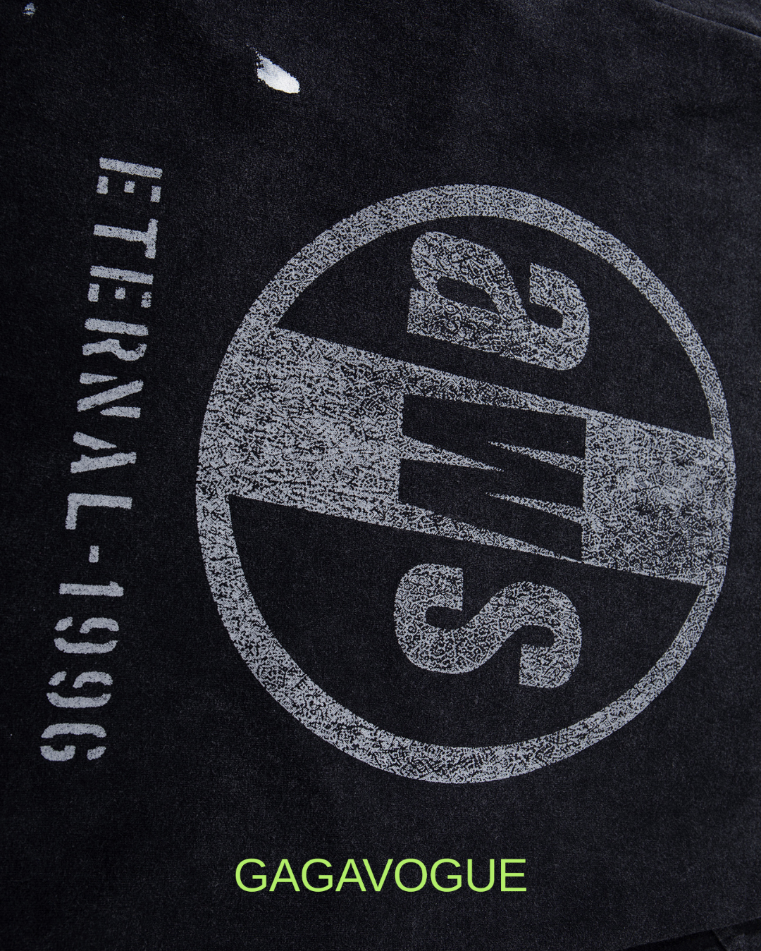 GAGAVOGUE AWS ETERNAL 1999G WASHED LONG SLEEVE T-SHIRT