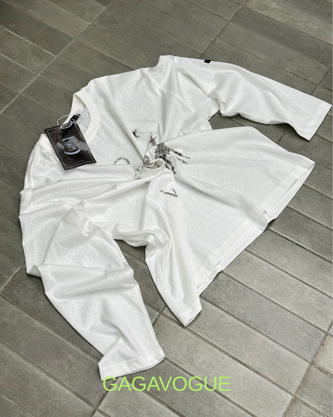 GAGAVOGUE CELESTIAL HORSE GRAPHIC LONG SLEEVE T-SHIRT