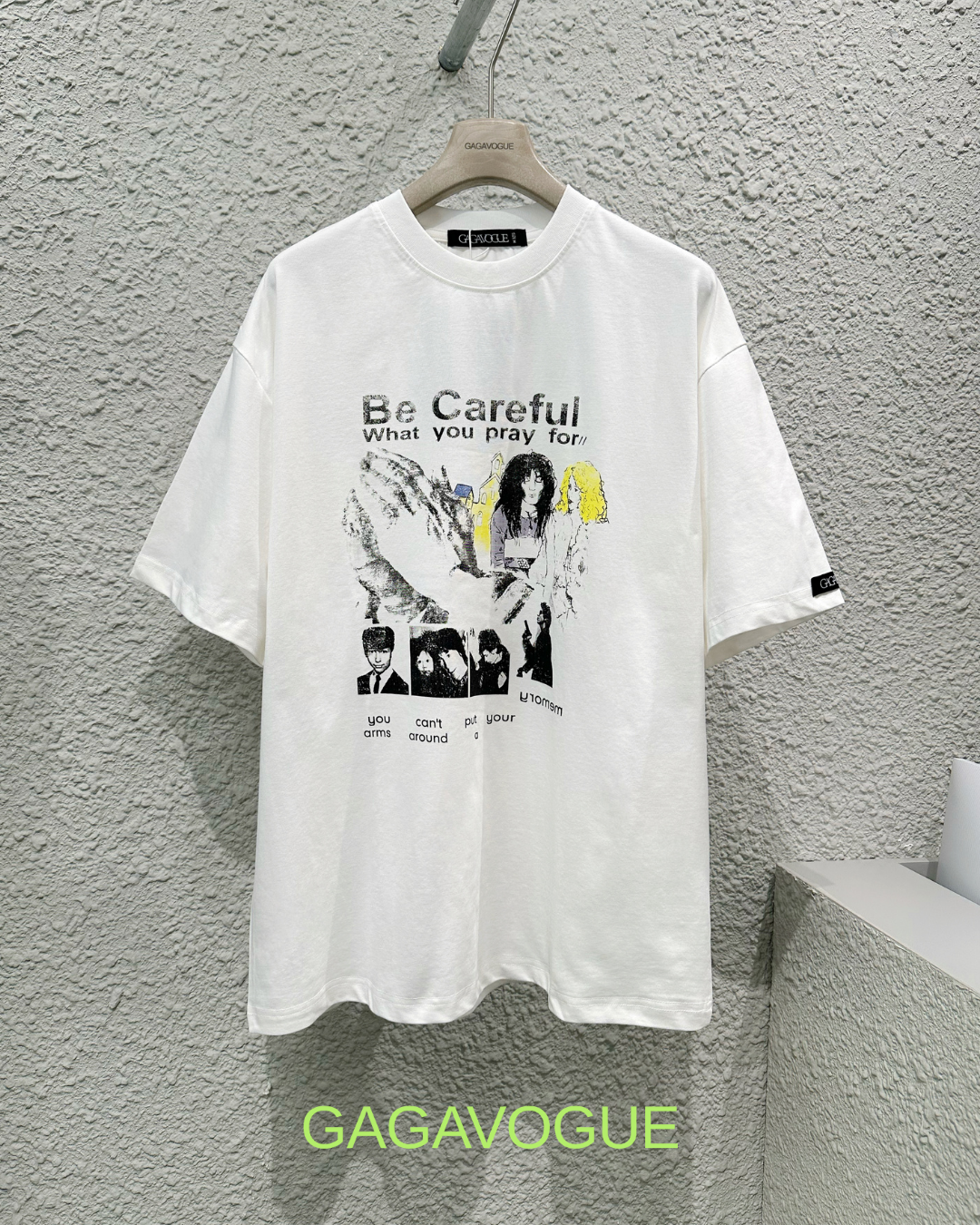 GAGAVOGUE BE CAREFUL PRAY FOR GRAPHIC TEE