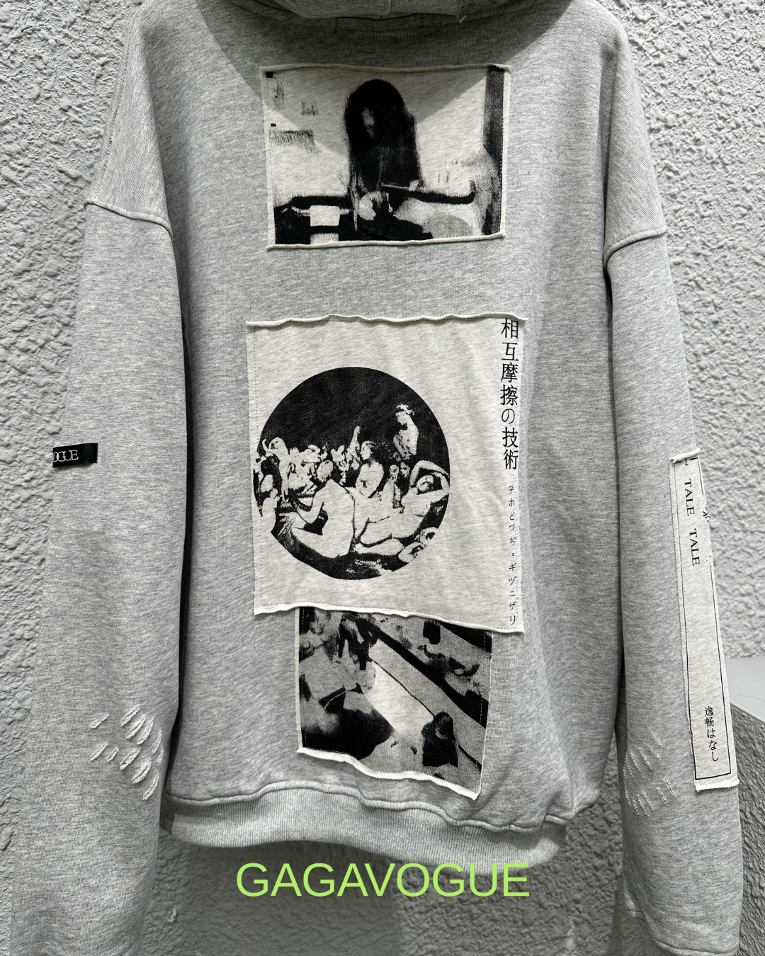 GAGAVOGUE VINTAGE GRAPHIC ZIP HOODIE