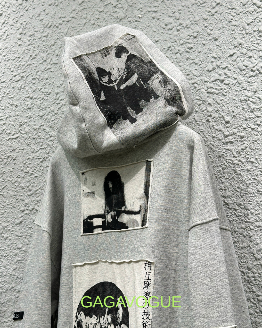 GAGAVOGUE VINTAGE GRAPHIC ZIP HOODIE