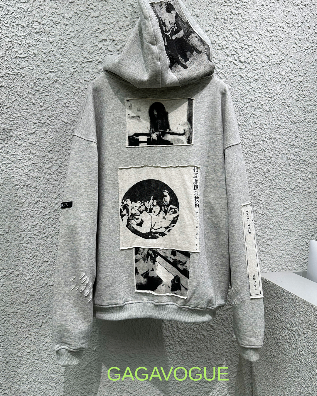 GAGAVOGUE VINTAGE GRAPHIC ZIP HOODIE