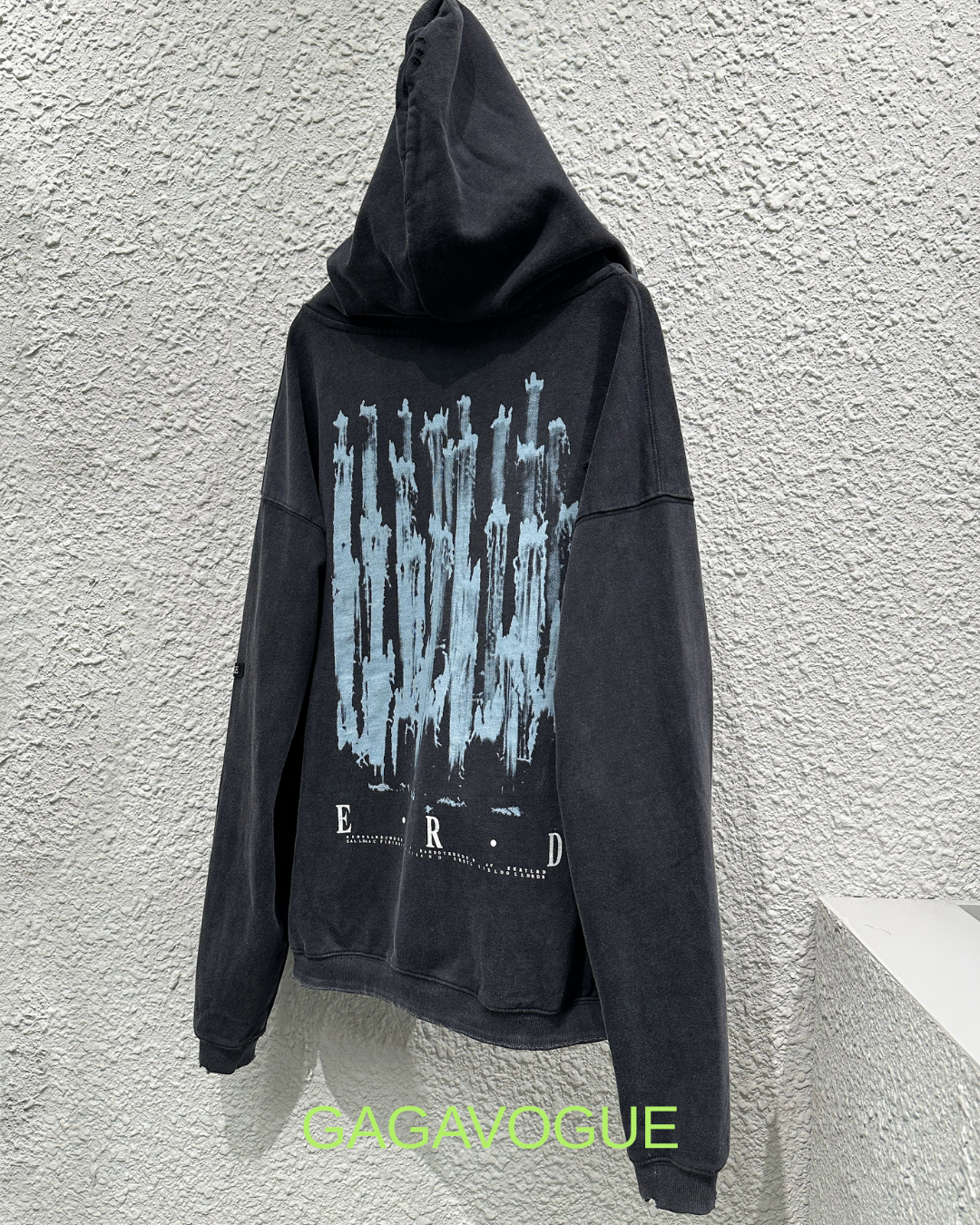 GAGAVOGUE VINTAGE COLLAGE ZIP HOODIE