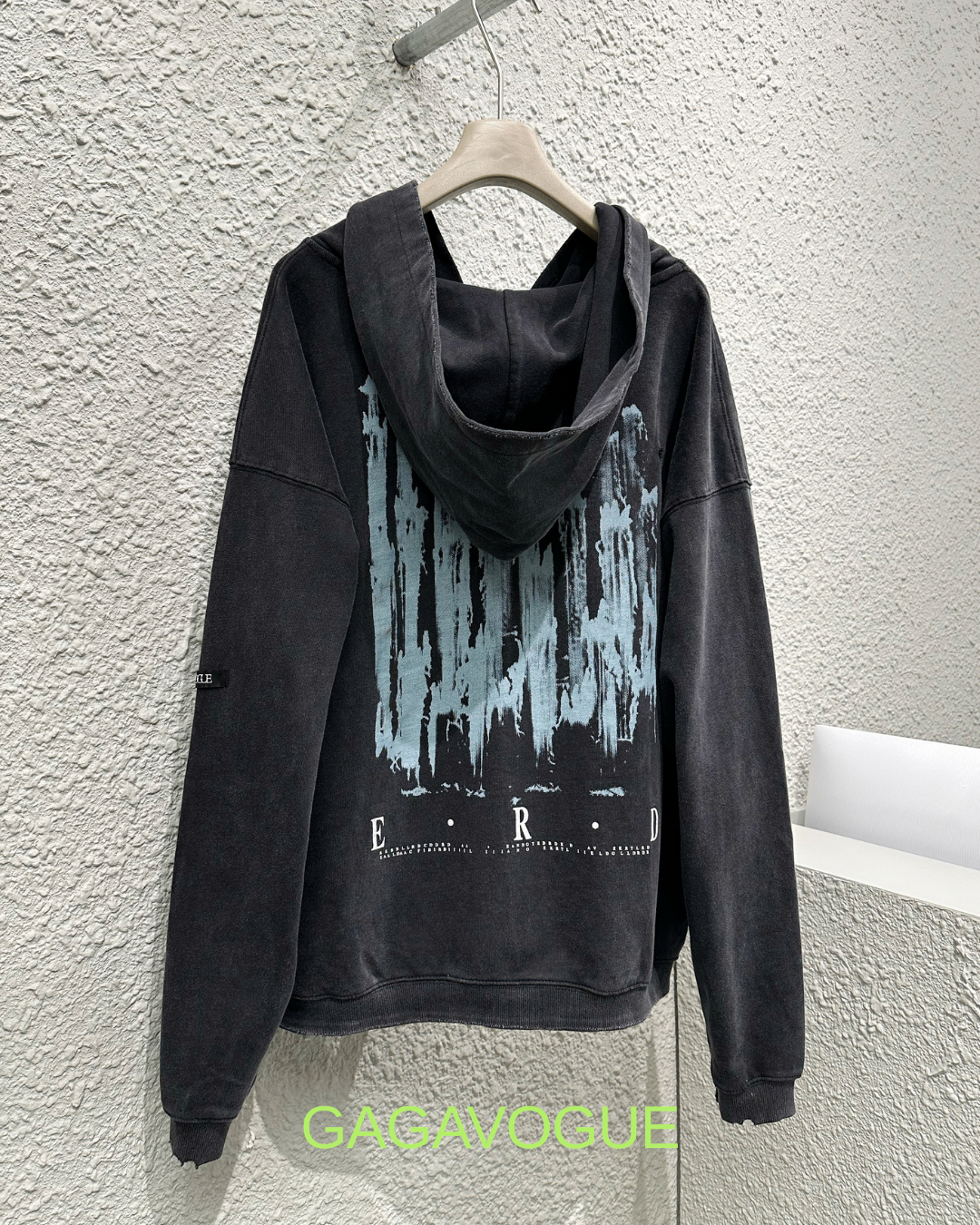 GAGAVOGUE VINTAGE COLLAGE ZIP HOODIE