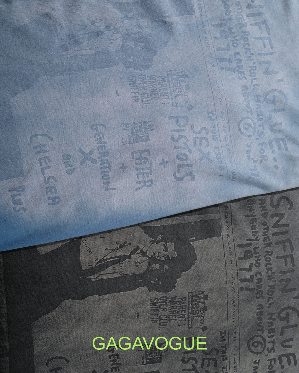 GAGAVOGUE SNIFFIN’ GLUE 1977 VINTAGE WASH GRAPHIC TEE
