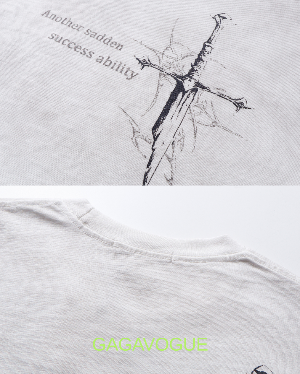 GAGAVOGUE FREEDOM IS THE RIGHT GRAPHIC LONG SLEEVE T-SHIRT