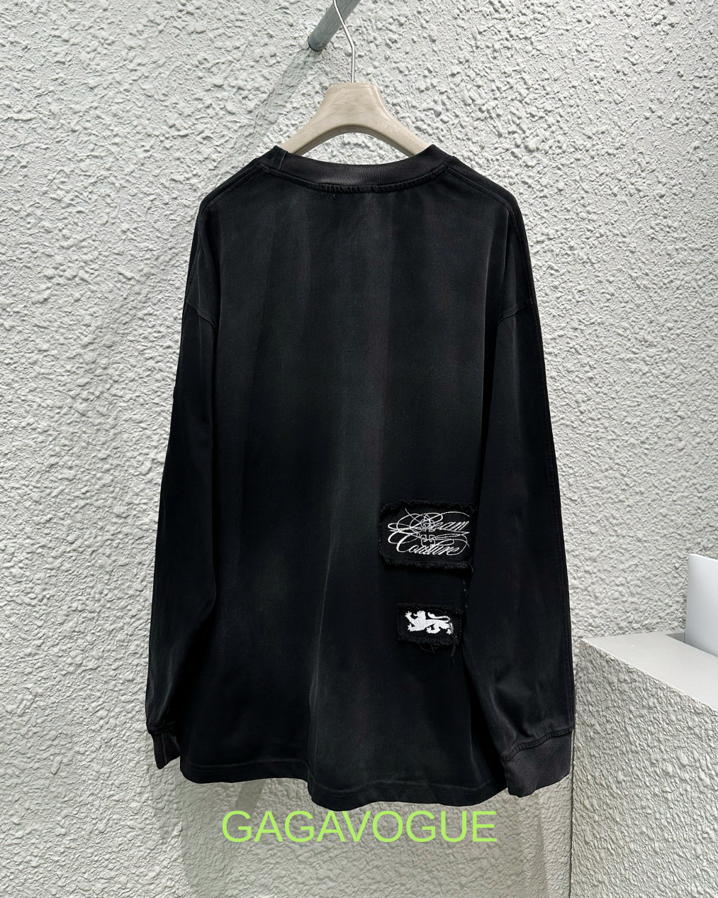 GAGAVOGUE 920 SEASONS CLUB PATCHWORK LONG SLEEVE T-SHIRT