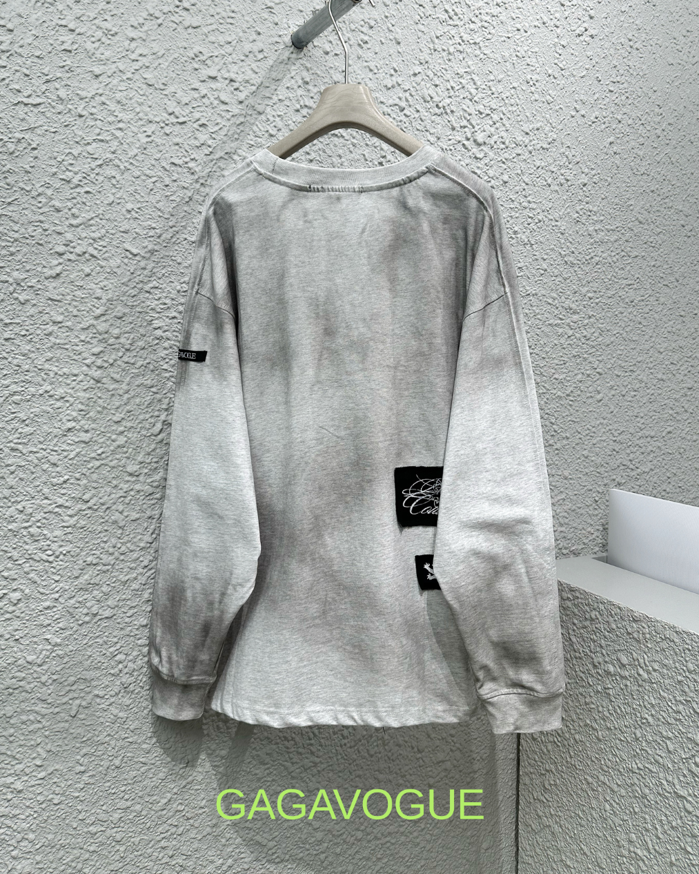 GAGAVOGUE 920 SEASONS CLUB PATCHWORK LONG SLEEVE T-SHIRT