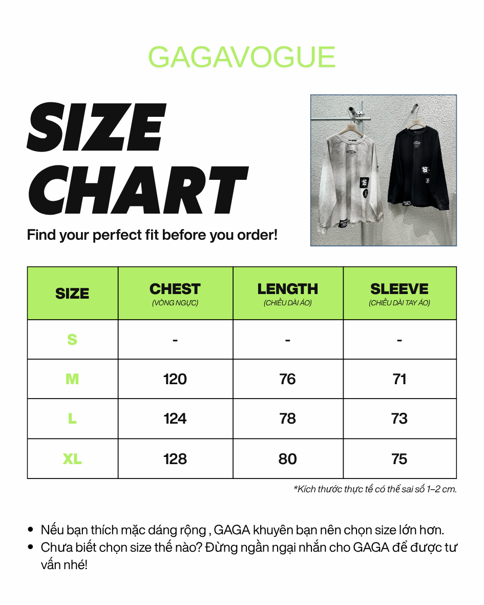 GAGAVOGUE 920 SEASONS CLUB PATCHWORK LONG SLEEVE T-SHIRT