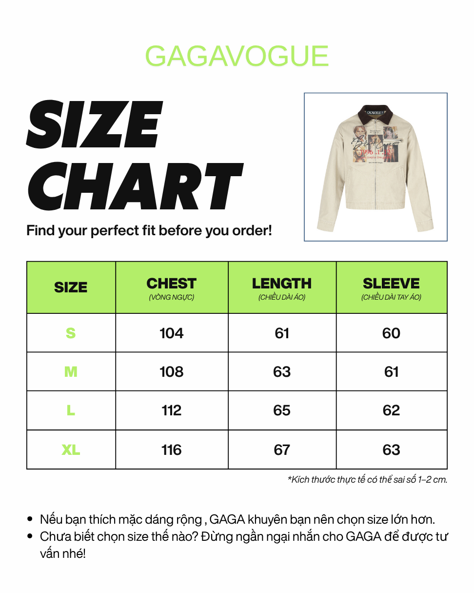 GAGAVOGUE BEIGE BRITNEY SPEARS GRAPHIC ZIP-UP JACKET