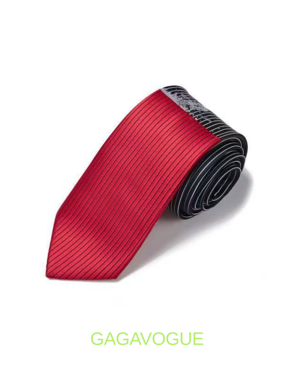 GAGAVOGUE KNIGHT STRIPE CONTRAST TIE