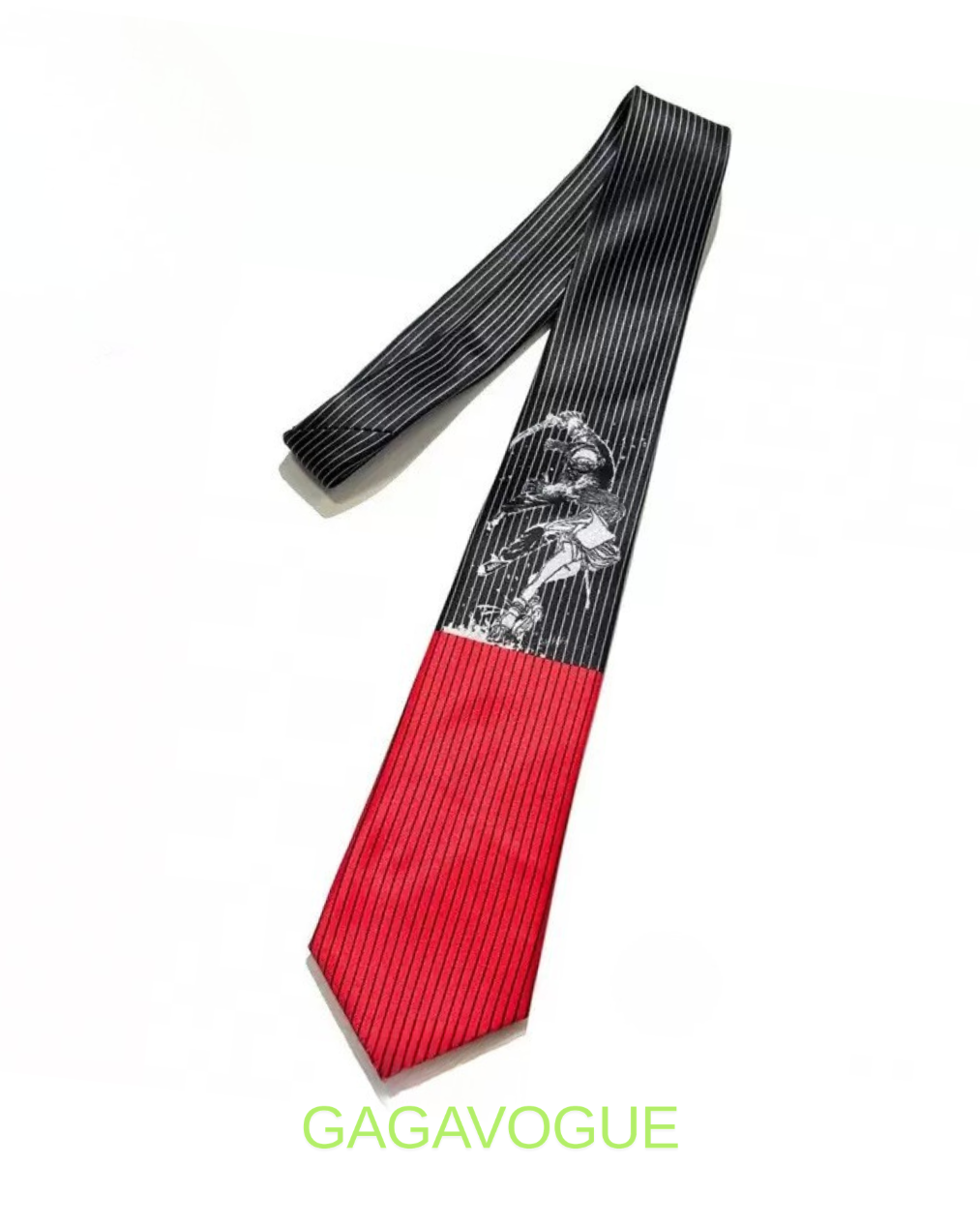 GAGAVOGUE KNIGHT STRIPE CONTRAST TIE