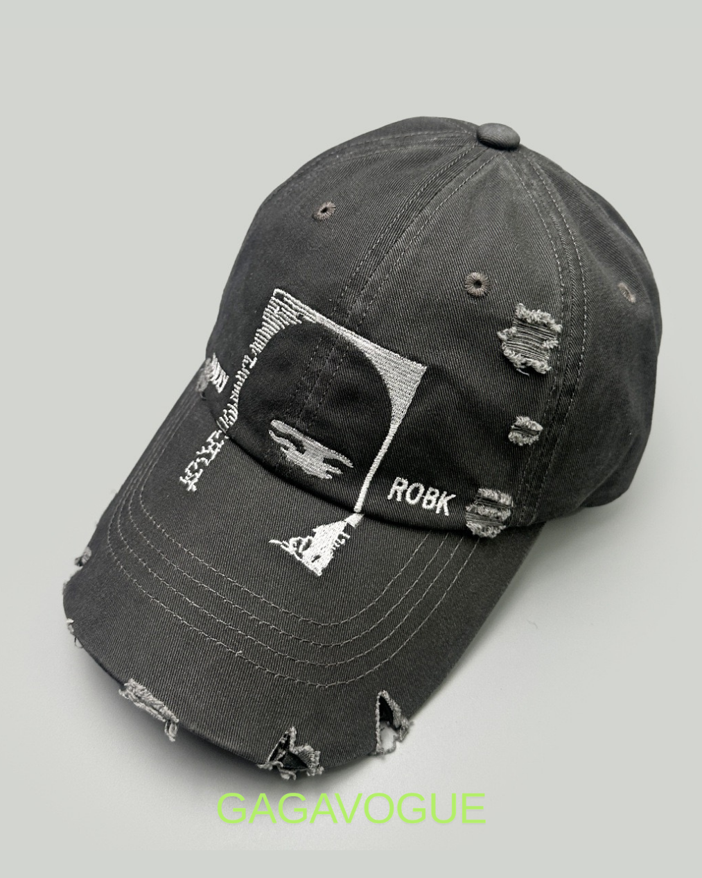 GAGAVOGUE VINTAGE DISTRESSED PORTRAIT CAP