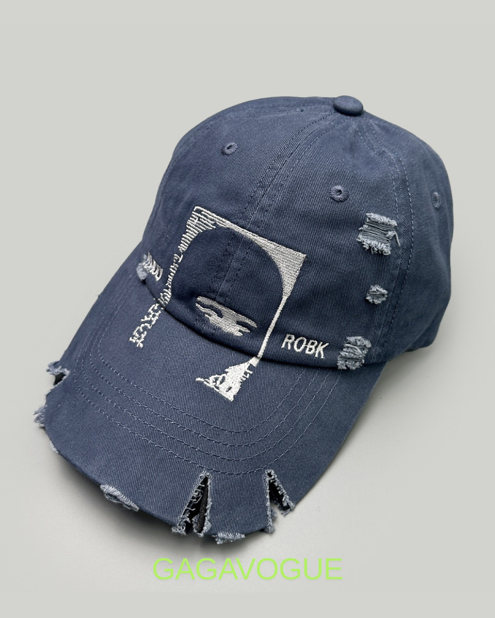 GAGAVOGUE VINTAGE DISTRESSED PORTRAIT CAP