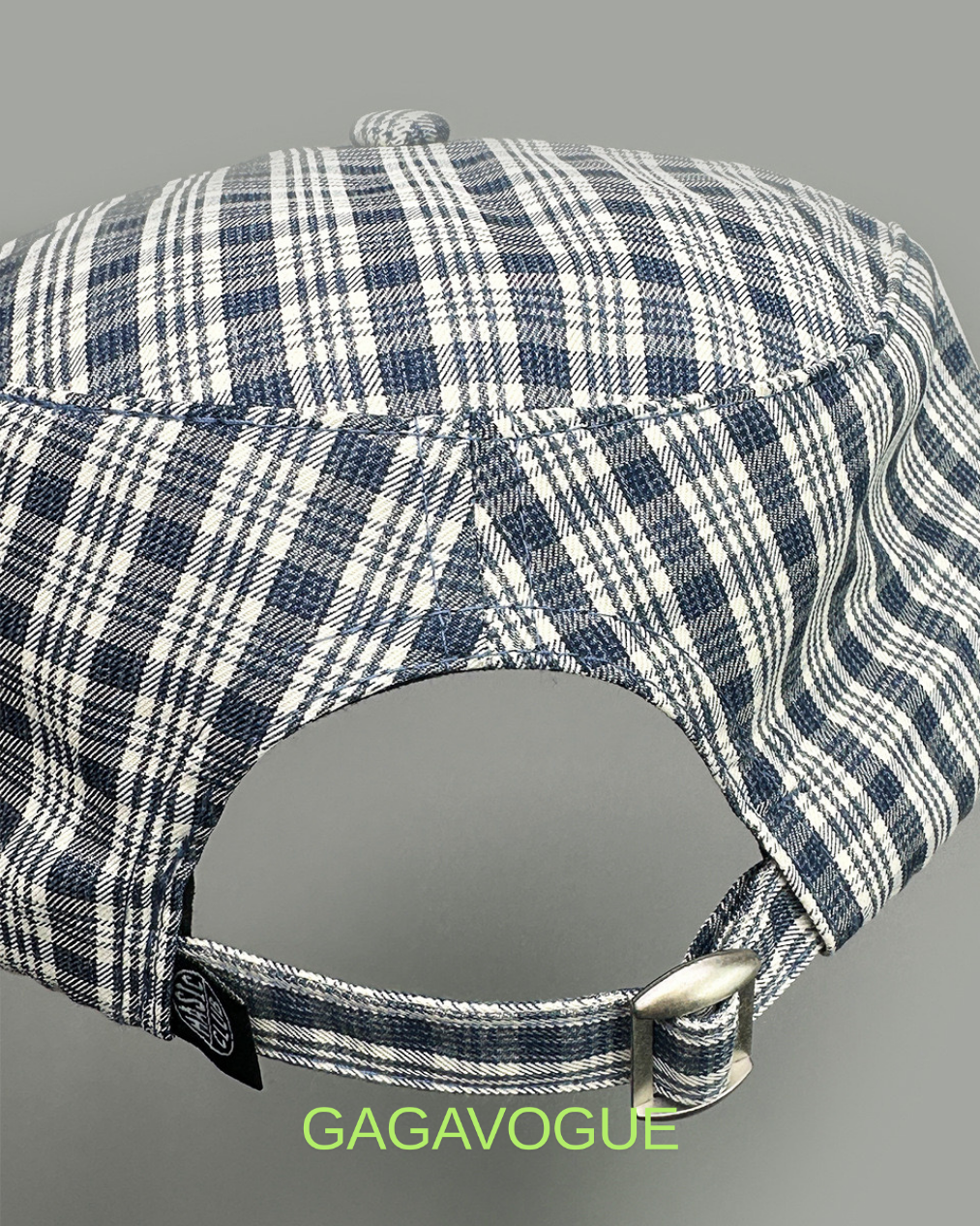 GAGAVOGUE PLAID CAMP CAP