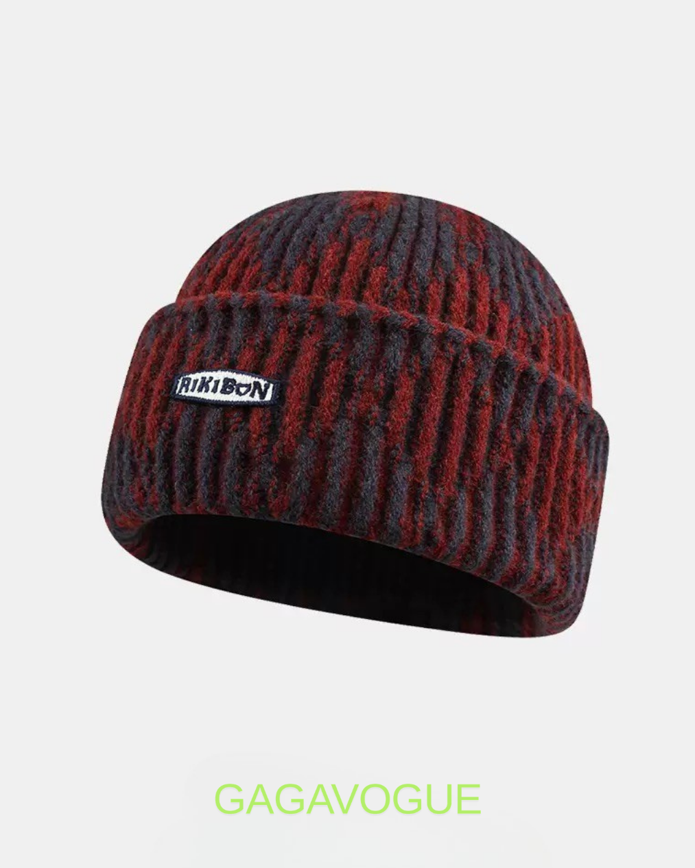 GAGAVOGUE VINTAGE CABLE KNIT BEANIE