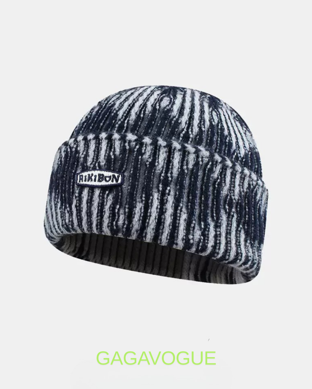 GAGAVOGUE VINTAGE CABLE KNIT BEANIE