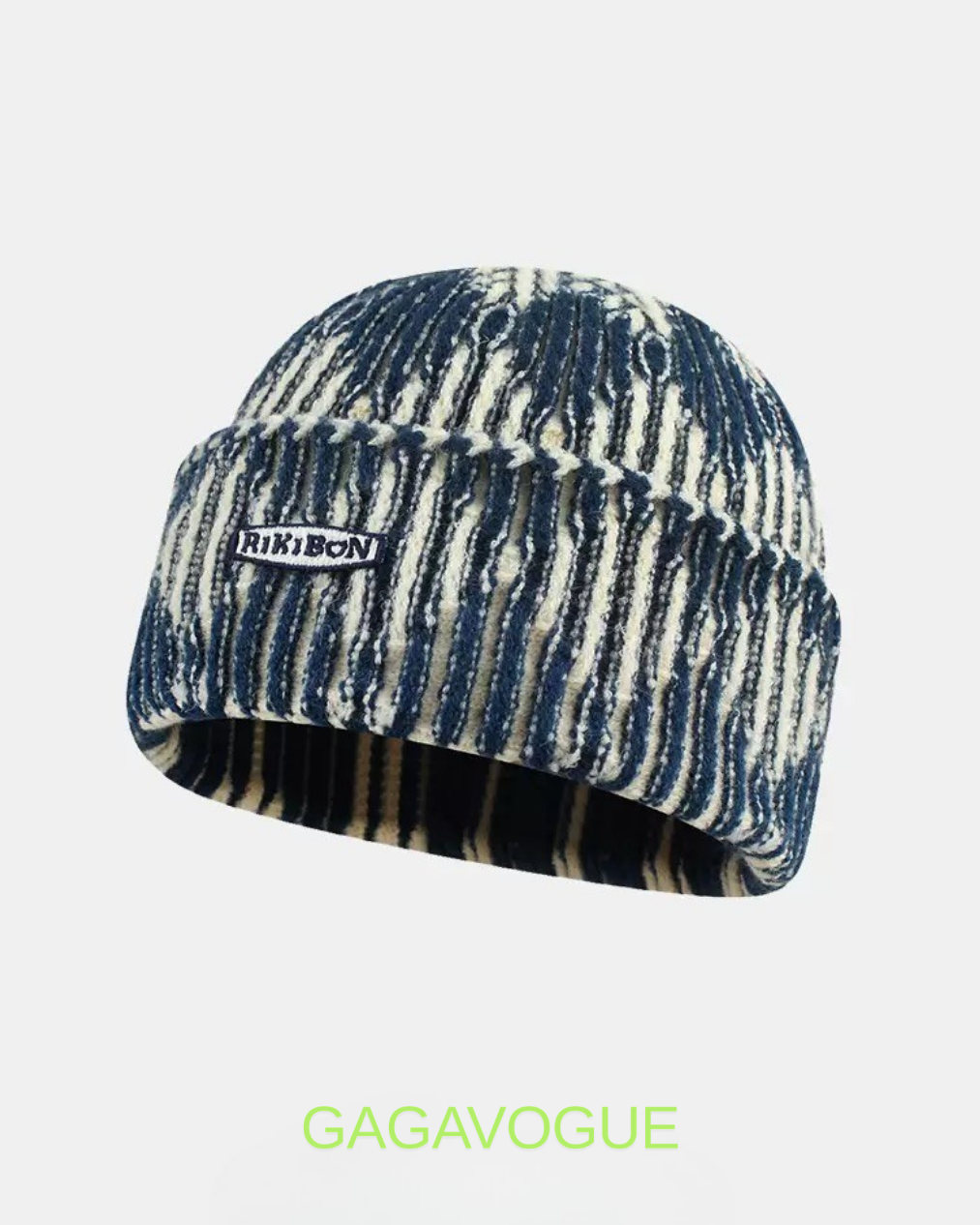 GAGAVOGUE VINTAGE CABLE KNIT BEANIE