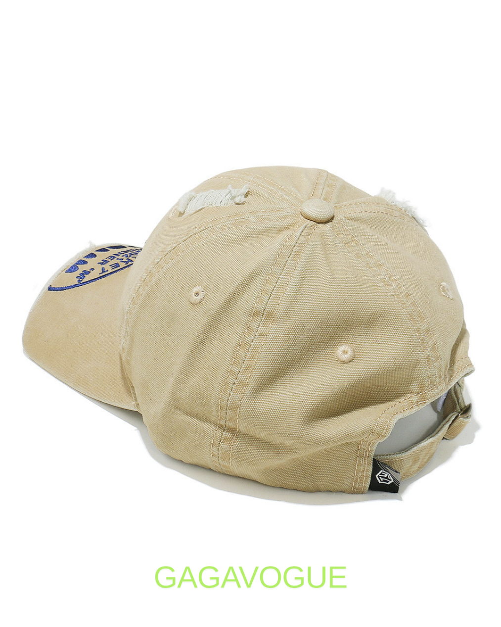GAGAVOGUE UC CAMO DISTRESSED CAP