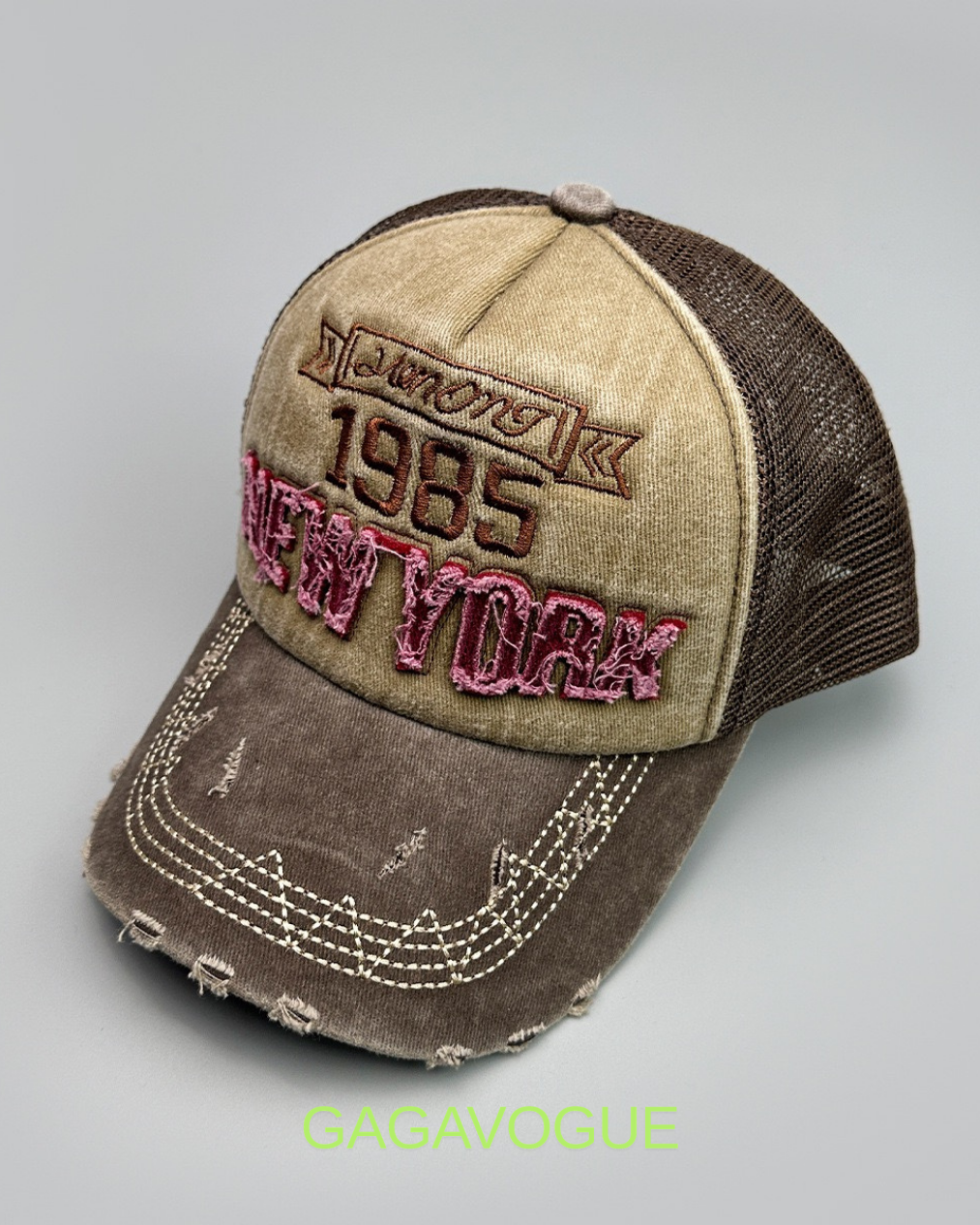 GAGAVOGUE 1985 NEW YORK VINTAGE TRUCKER CAP