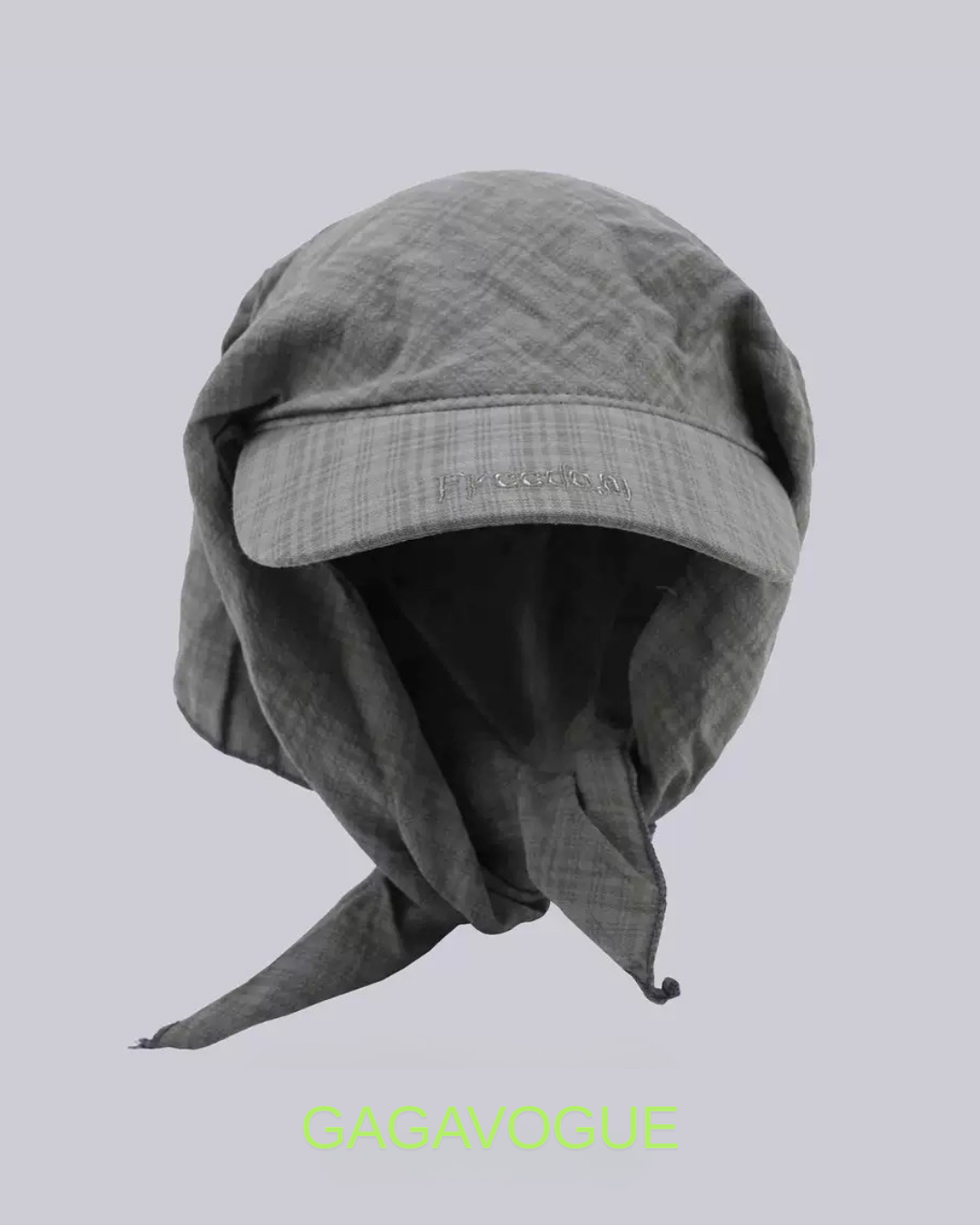 GAGAVOGUE WASHED FREEDOM TIE-BACK CAP