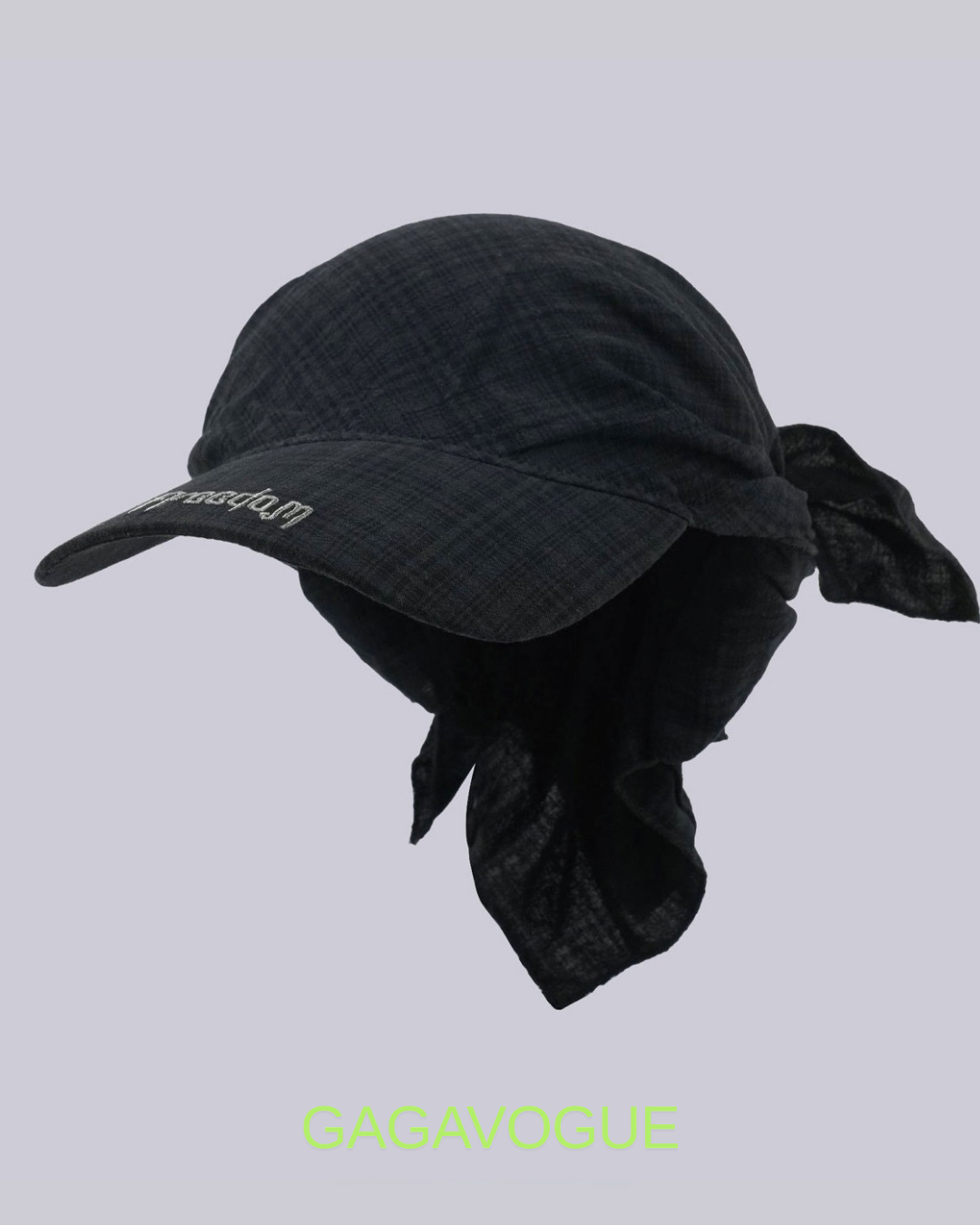 GAGAVOGUE WASHED FREEDOM TIE-BACK CAP