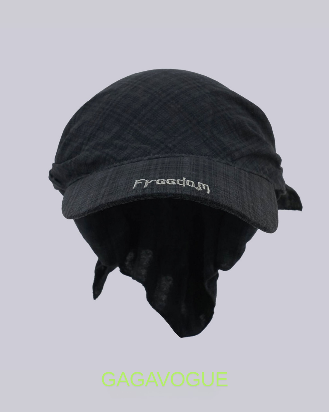 GAGAVOGUE WASHED FREEDOM TIE-BACK CAP