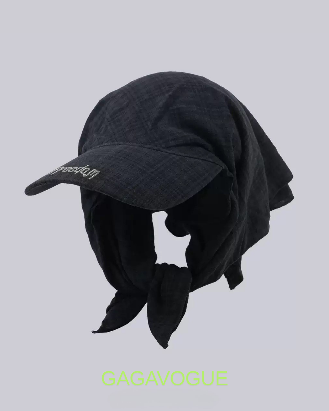 GAGAVOGUE WASHED FREEDOM TIE-BACK CAP