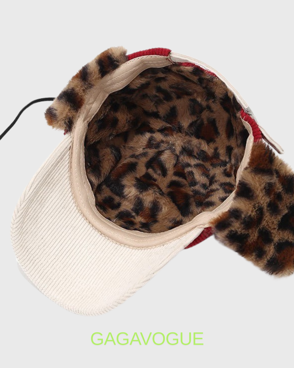 GAGAVOGUE ALPINE EARFLAP TRUCKER CAP