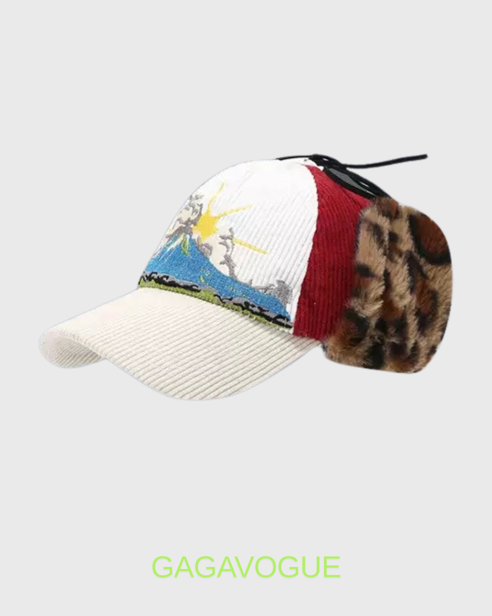 GAGAVOGUE ALPINE EARFLAP TRUCKER CAP