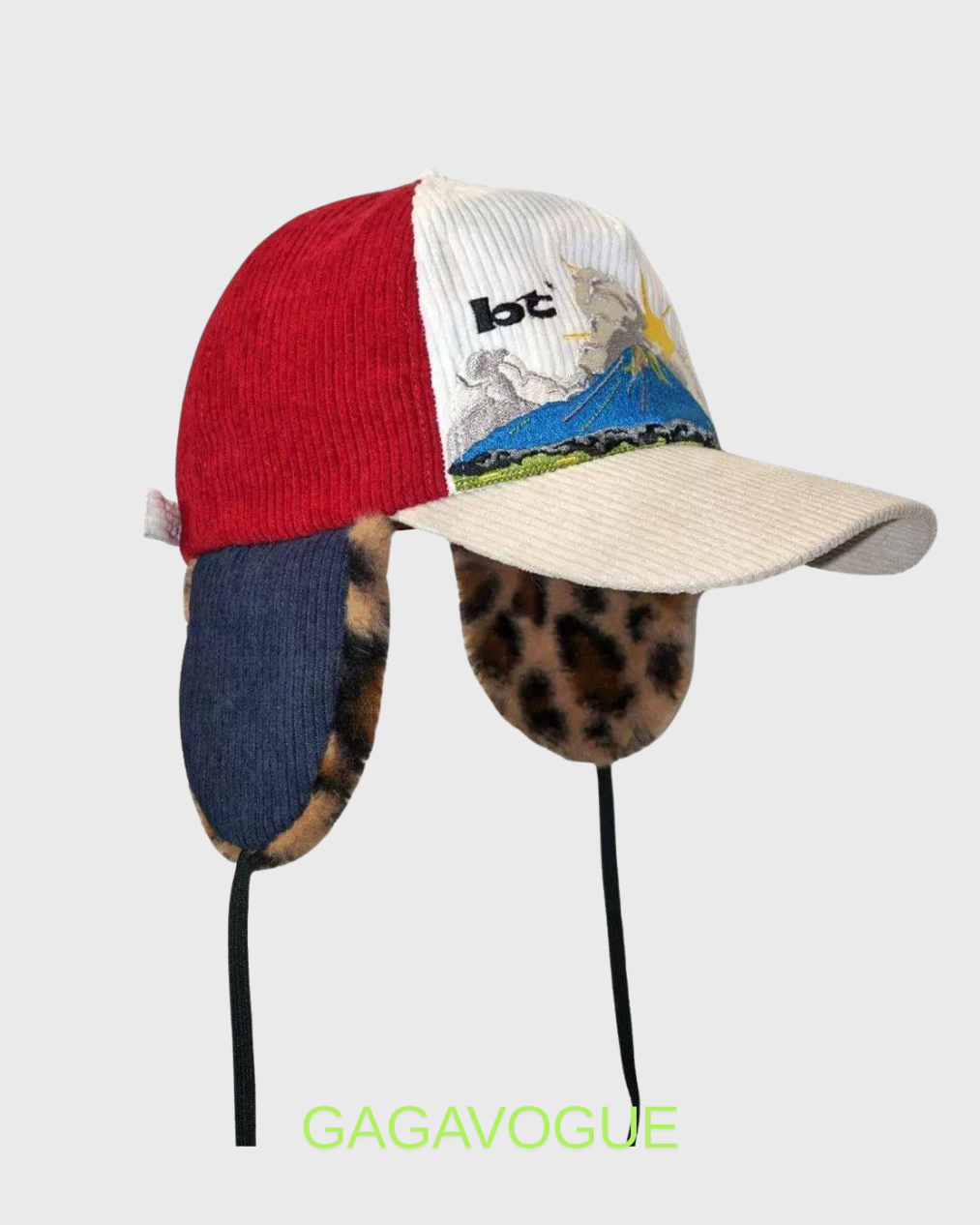 GAGAVOGUE ALPINE EARFLAP TRUCKER CAP