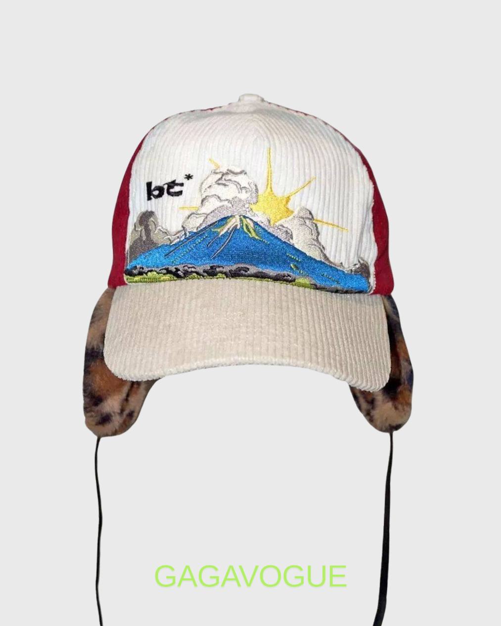 GAGAVOGUE ALPINE EARFLAP TRUCKER CAP