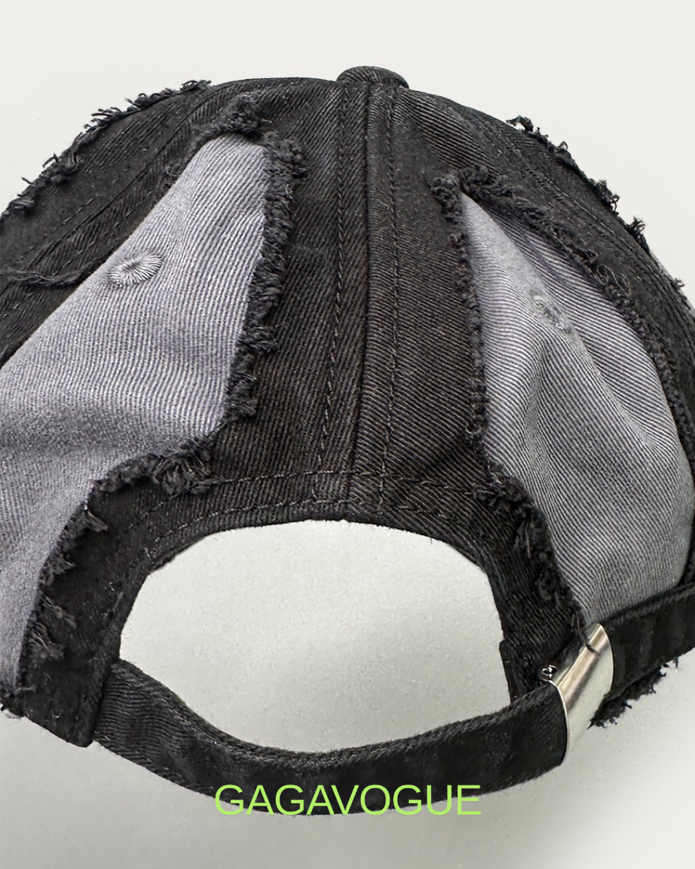 GAGAVOGUE PATCHWORK VINTAGE GRAPHIC BASEBALL CAP