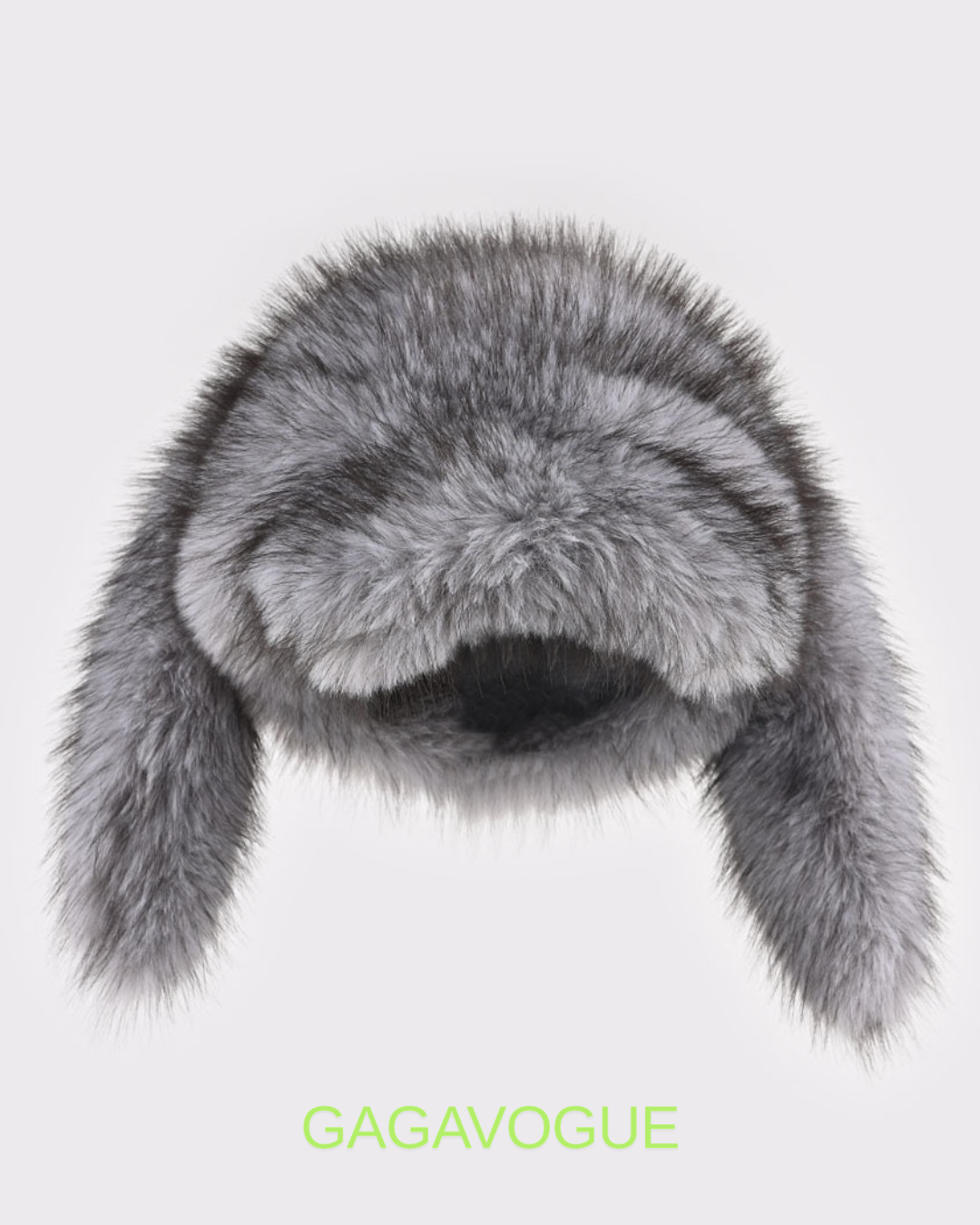 GAGAVOGUE BUNNY FLUFF LONG EAR FAUX FUR HAT