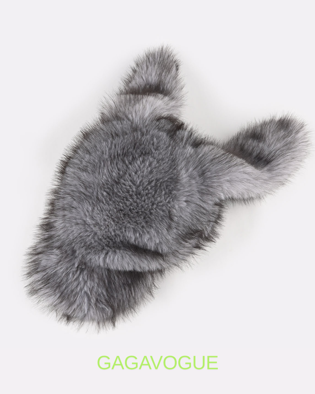 GAGAVOGUE BUNNY FLUFF LONG EAR FAUX FUR HAT