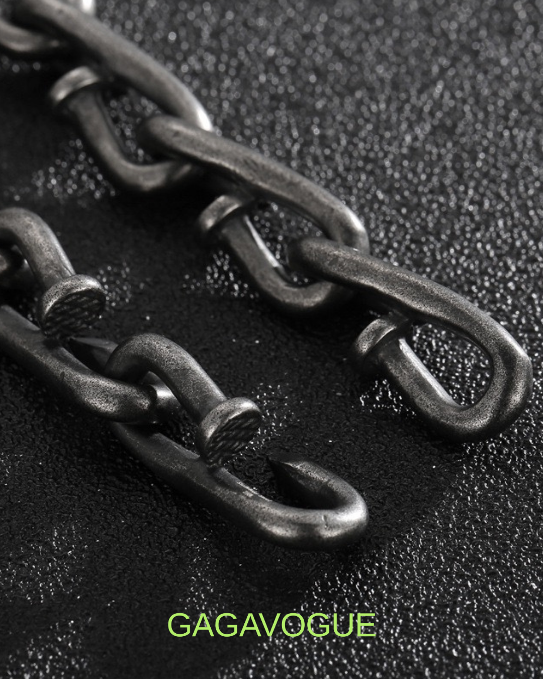 GAGAVOGUE BENT NAIL CHAIN BRACELET