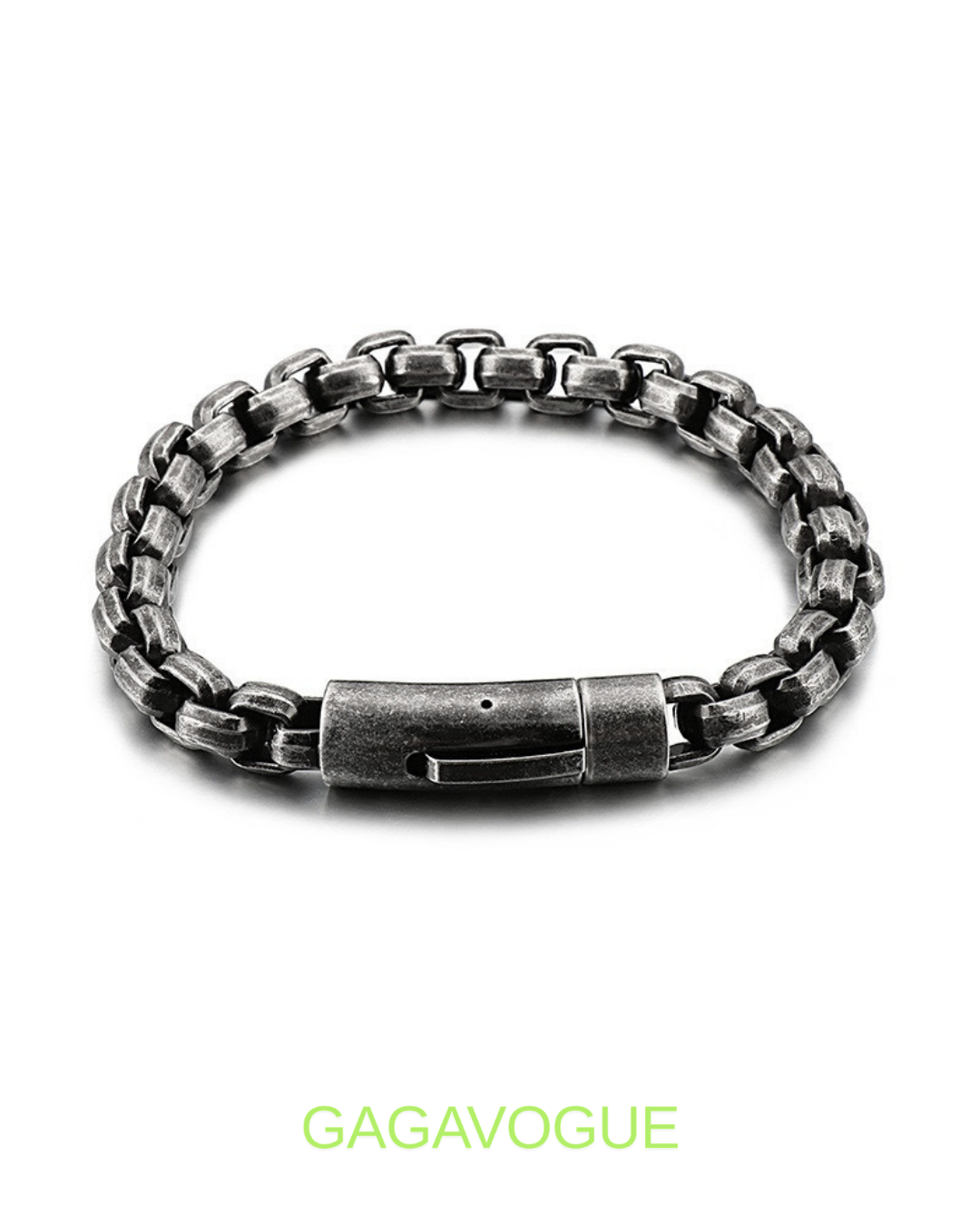 GAGAVOGUE VINTAGE BOX CHAIN BRACELET