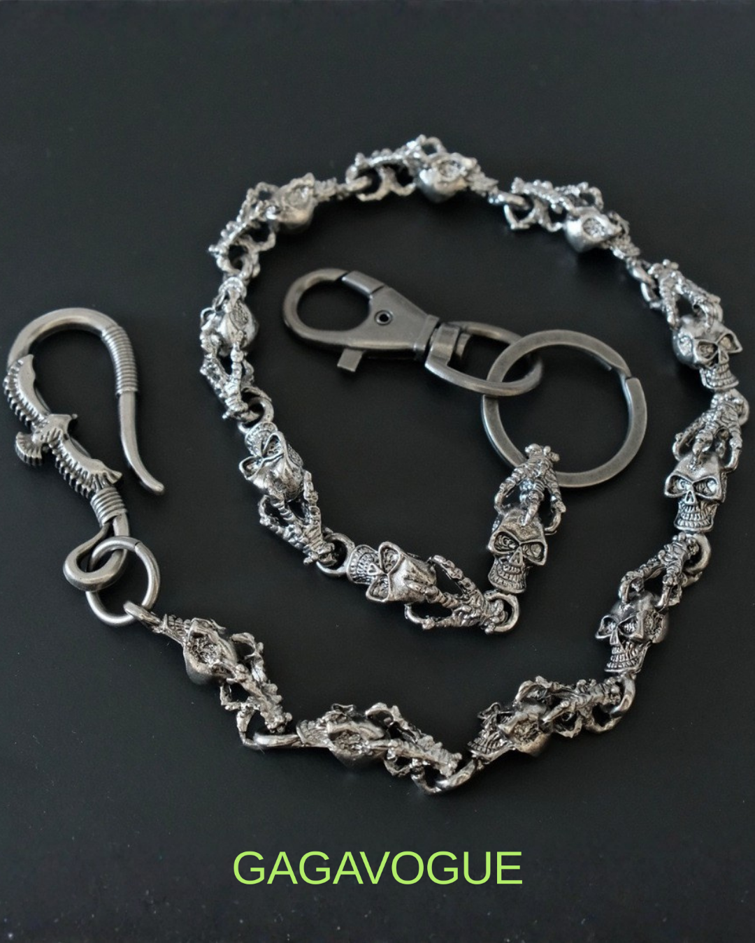 GAGAVOGUE SKULL HAND CHAIN