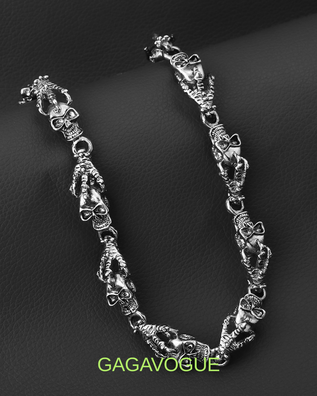 GAGAVOGUE SKULL HAND CHAIN