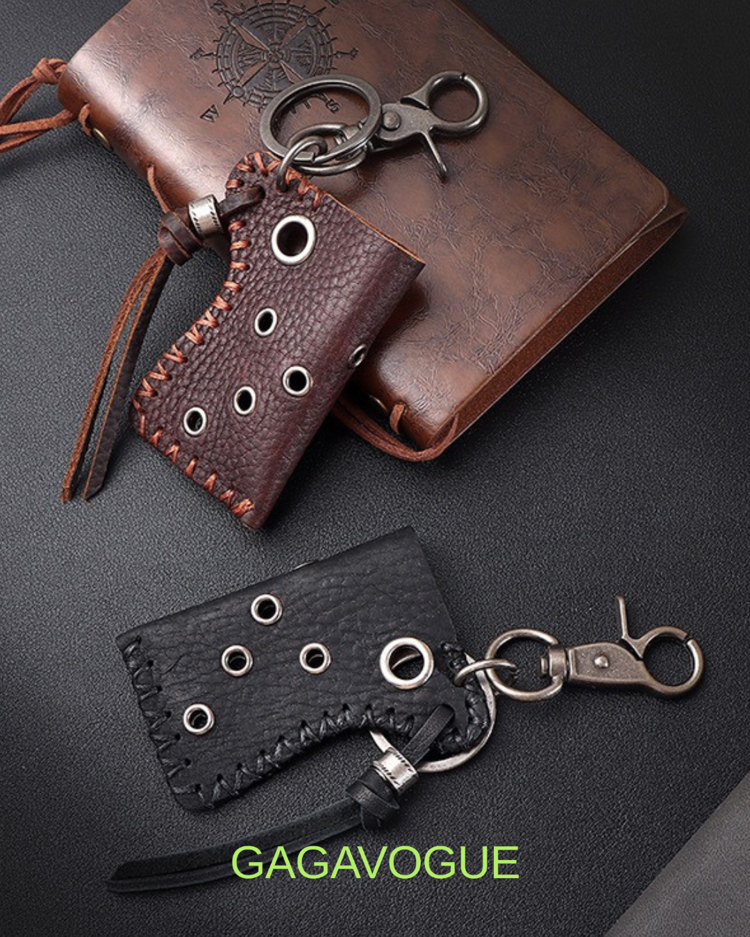 GAGAVOGUE HANDCRAFT LEATHER KEY HOLDER