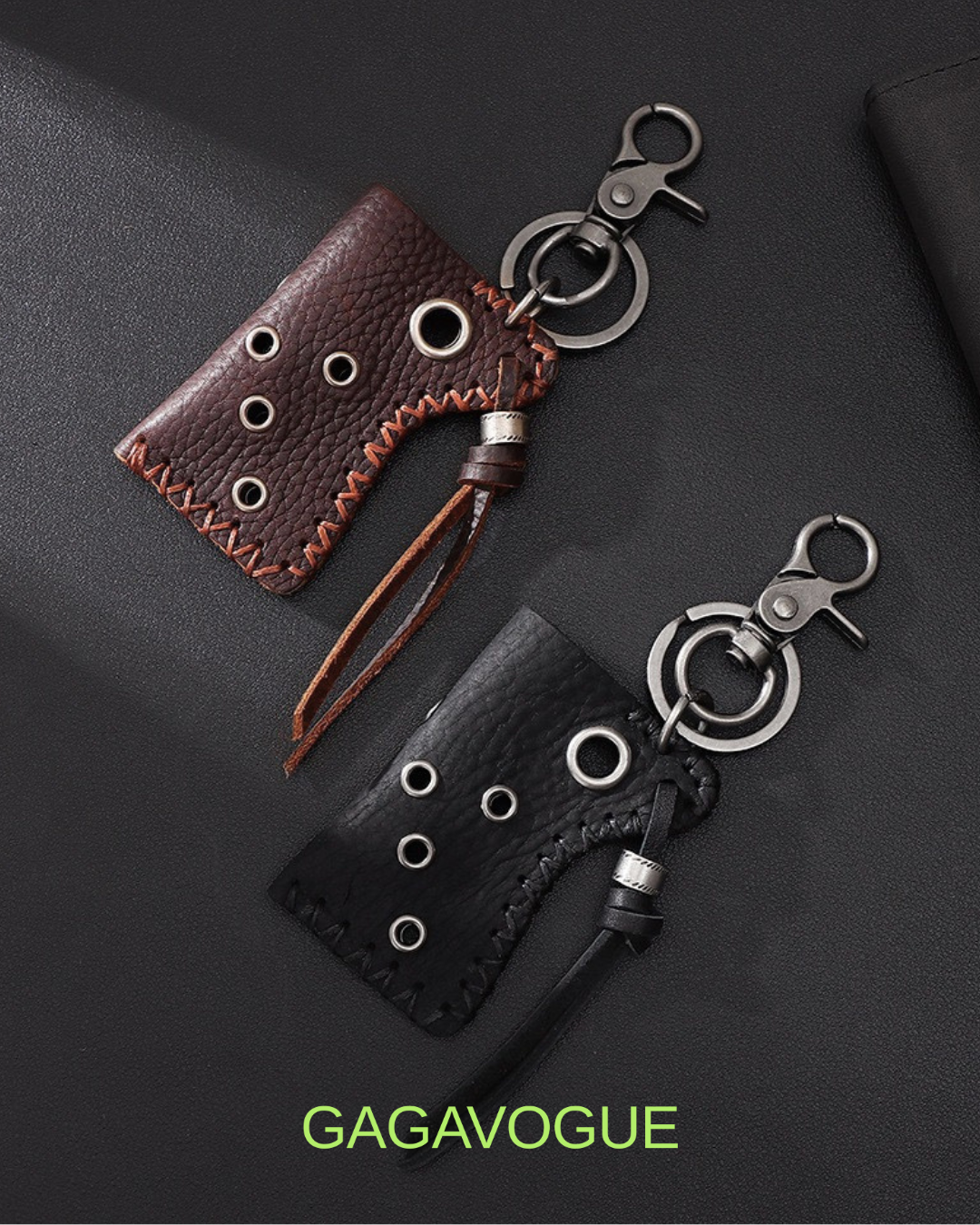 GAGAVOGUE HANDCRAFT LEATHER KEY HOLDER